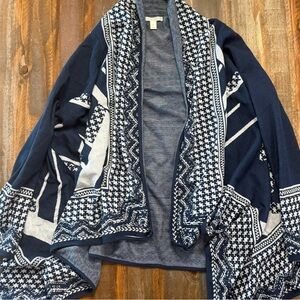 Dana Buchman Geometric Cardigan